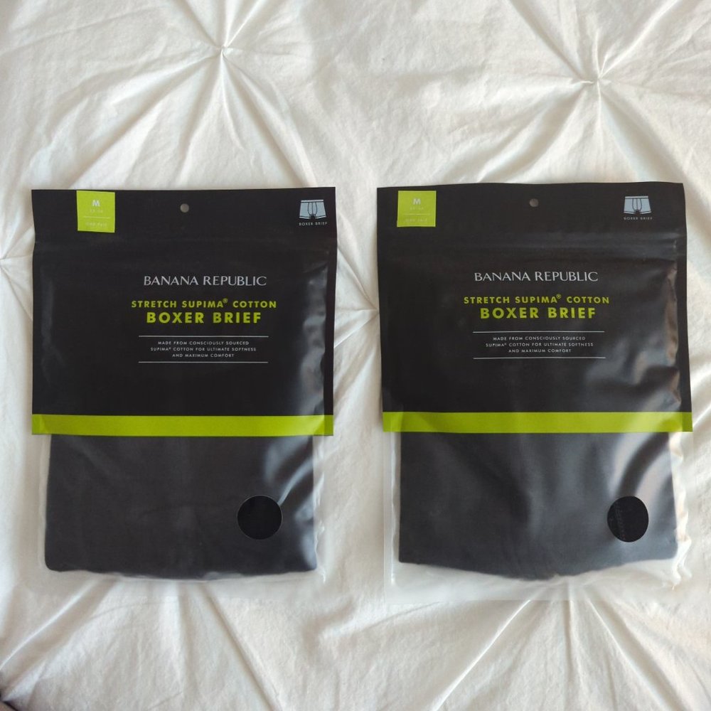Banana Republic supima cotton Boxer Briefs 2 pack NWT Medium